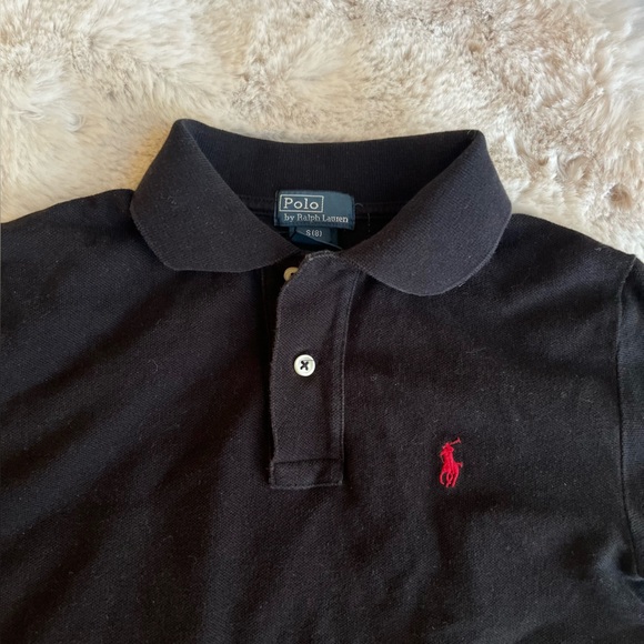 Ralph Lauren Boy’s Black Polo tee - Picture 2 of 4